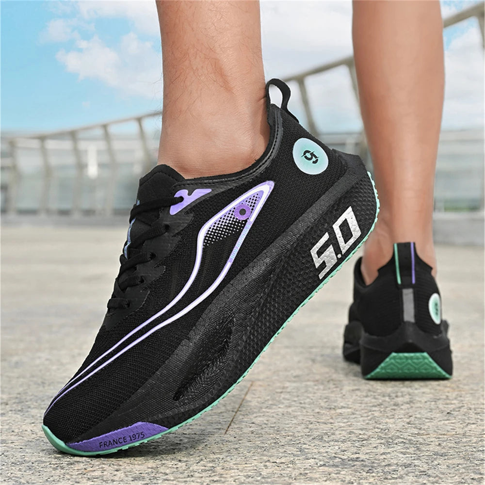 Scarpe Da Corsa Unisex Per Uomo E Donna Con Piastra In Carbonio Ammortizzanti Per Maratona Allenamento Atletica Leggera