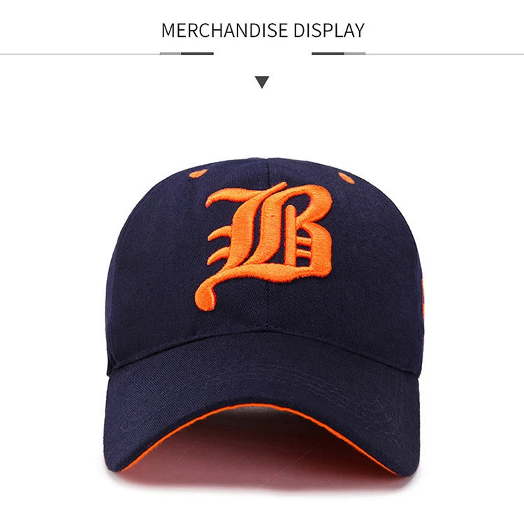 Berretto Baseball Unisex Cotone Estivo con Ricamo Snapback Protezione Solare Adulti