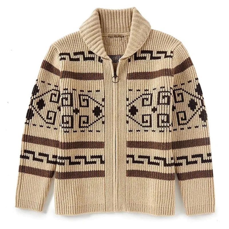 Cardigan Invernale Da Uomo In Maglia Lavorata Termico Caldo Abbigliamento Casual Moda Uomo YA2684