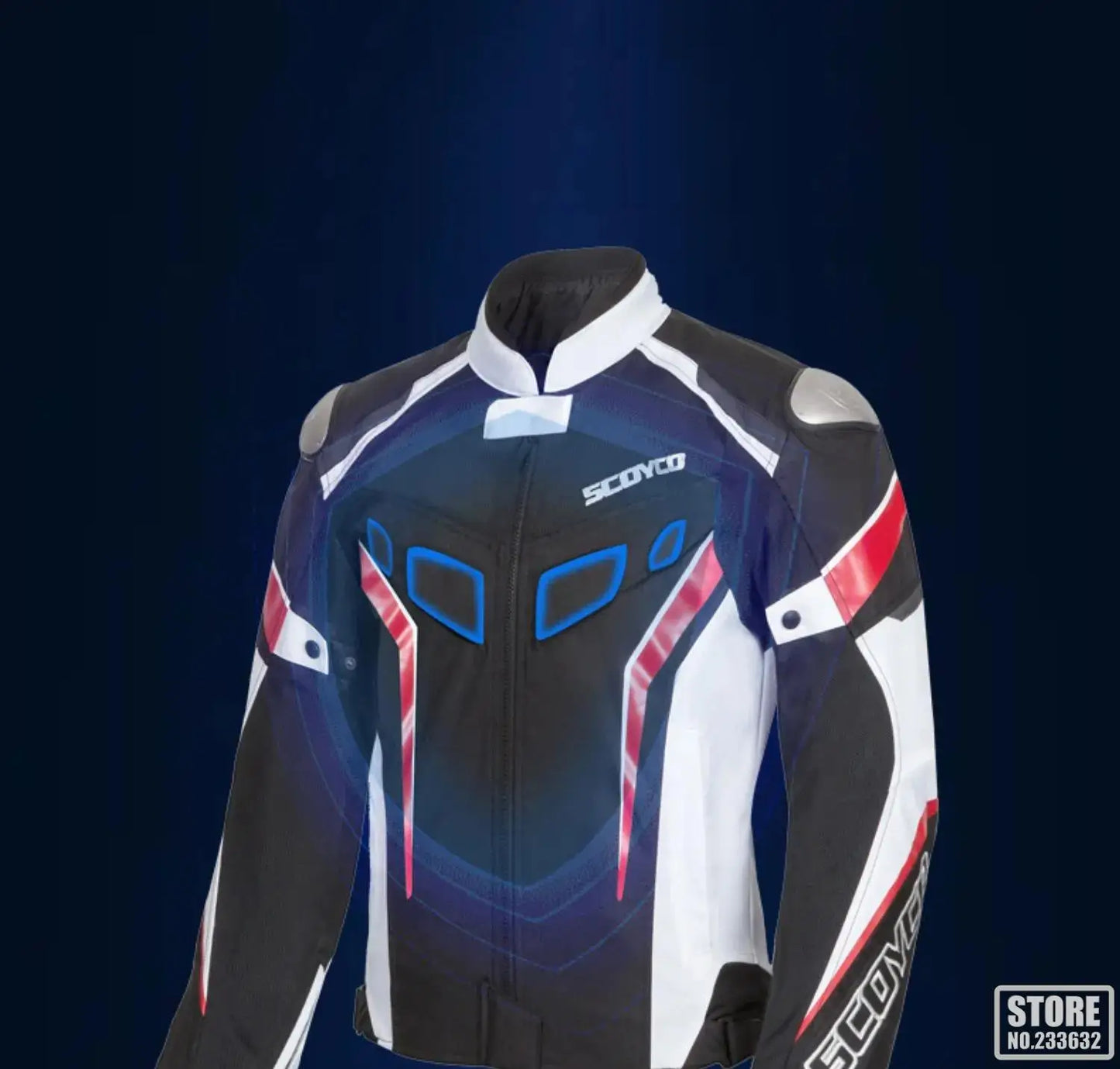 SCOYCO Moto Giacca Impermeabile Anticaduta Traspirante In Rete Con Protezioni Motocross Pantaloni Tuta Uomo
