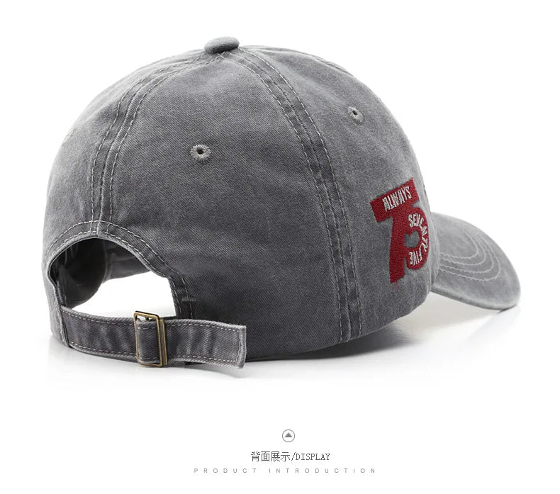 Berretto Da Baseball Unisex Cotone Lavato Con Ricamo Lettere Snapback Estate 2022 Hip Hop Casquette