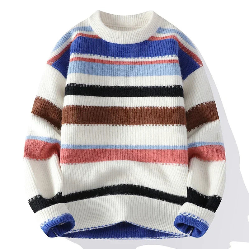 Maglione Uomo Casual Aboorun In Cotone Elasticizzato Spandex Confortevole Morbido