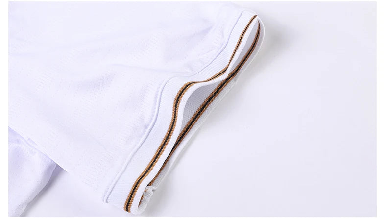 Maglietta Da Uomo Traspirante Estiva Con Risvolto Versatile Top Da Esterno Per Affari E Moda Polo Solido