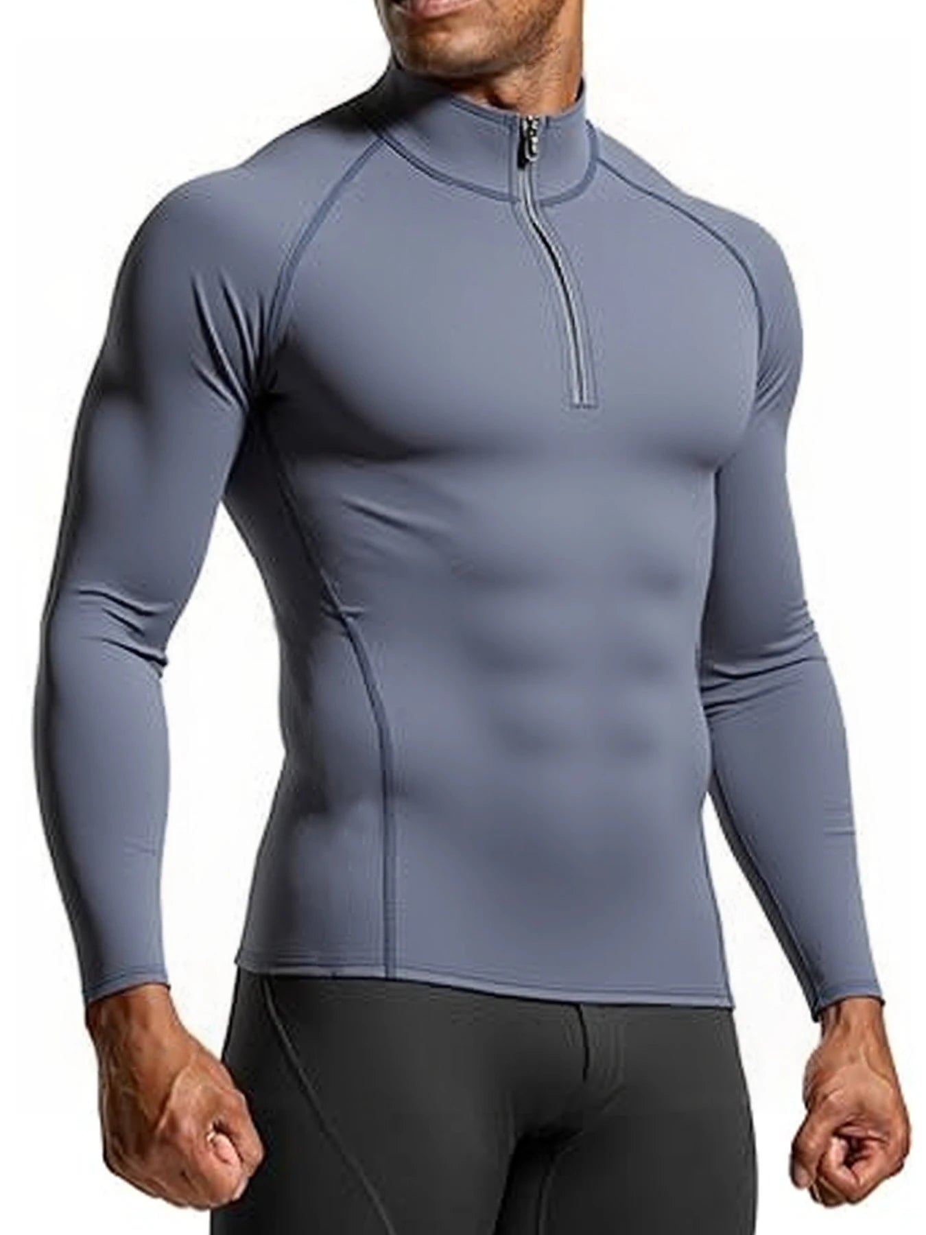 Uomini Abbigliamento Sportivo Fitness Camicie Palestra Ad Asciugatura Rapida Traspirante Lunghe Per Allenamento Autunno