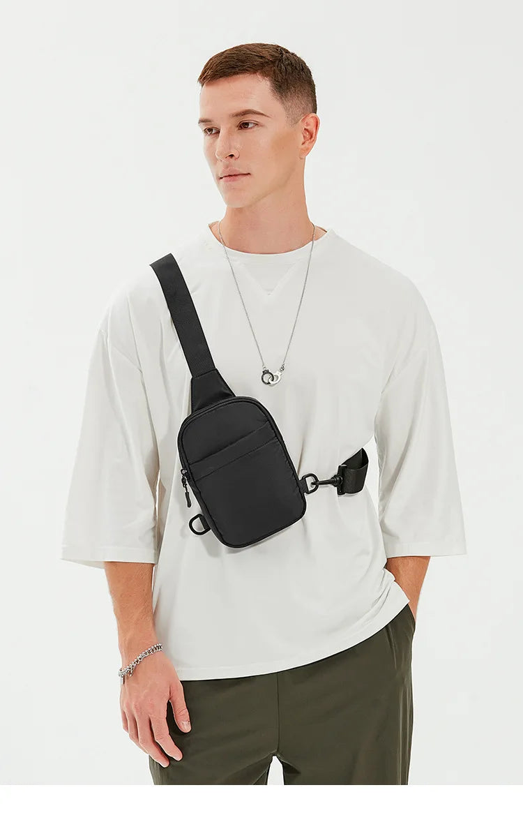 Marsupio Multifunzionale 2In1 Borsa Da Viaggio Per Esterni Uomo Donna Borsa A Tracolla Piccola Casual