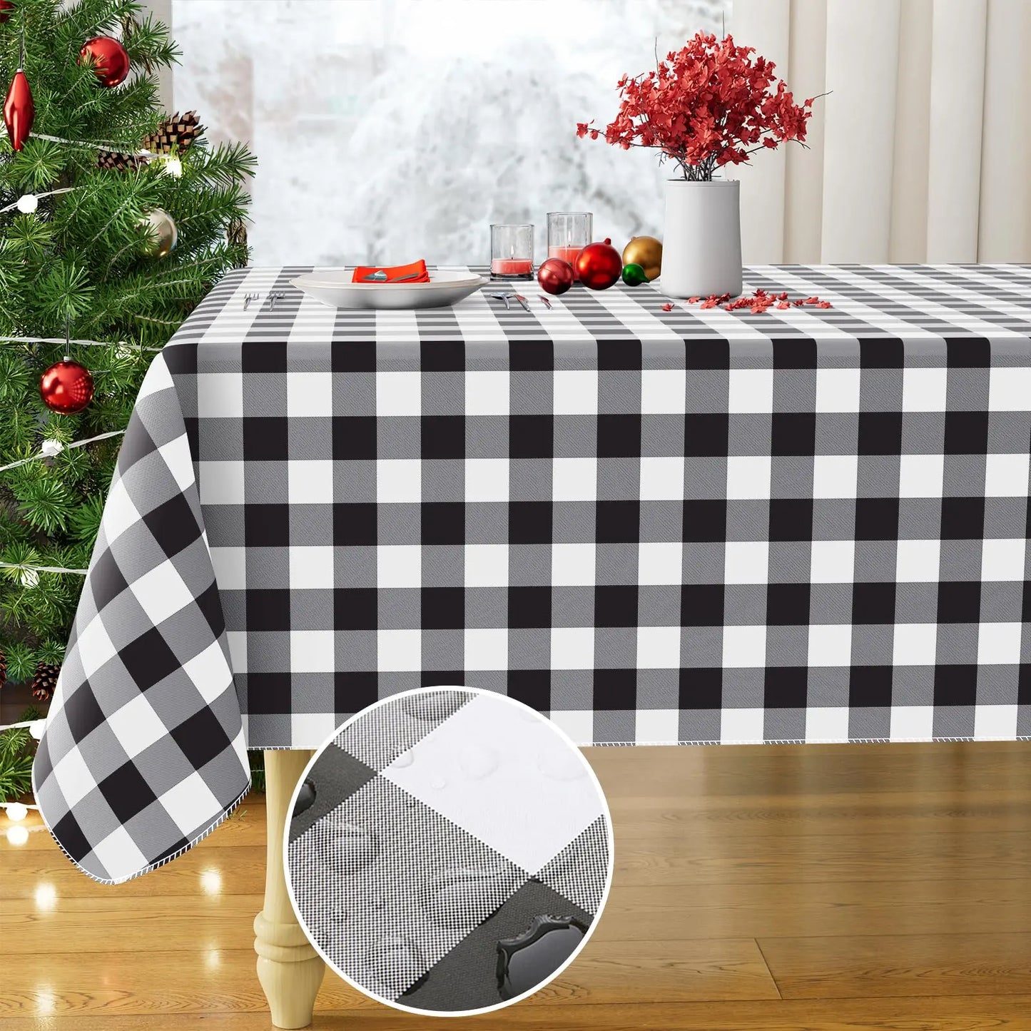 Tovaglia Da Tavolo Rettangolare In Flanella Impermeabile Per Esterno Elasticizzata 60x120 Grigio Per Picnic Campeggio