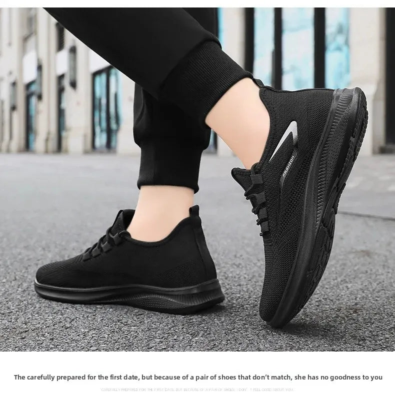 Scarpe Da Corsa Da Uomo Traspiranti Estate Nuovo Stile Casual Antiodore Suola Morbida In EVA Mesh Scarpe Da Ginnastica