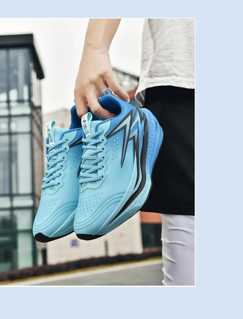 Scarpe Da Corsa Uomo E Donna Leggere Traspiranti Per Maratona Con Bordo In Carbonio Scarpe Sportive Di Tendenza