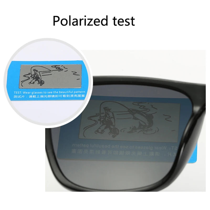 Occhiali da Sole Polarizzati Vintage Quadrati di Lusso per Uomo Donna Moda Arrampicata Guida Antiriflesso UV400