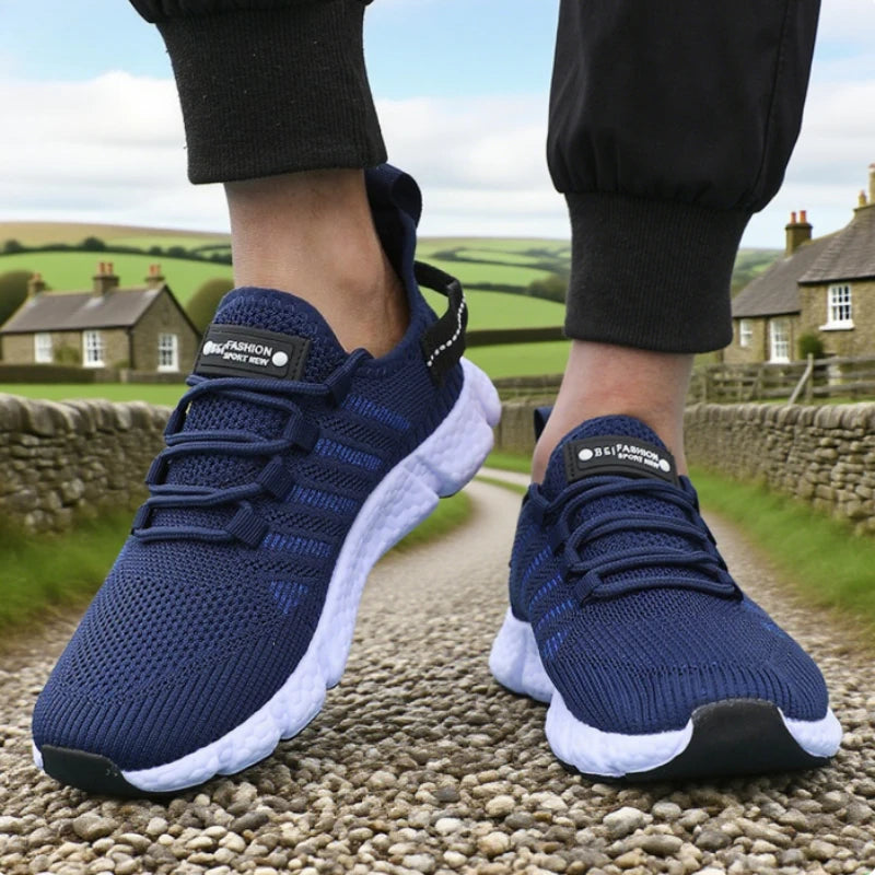 Scarpe Da Uomo In Rete Design Unico E Innovativo Sneakers Leggere Comode Per Esterni Jogging Da Tennis