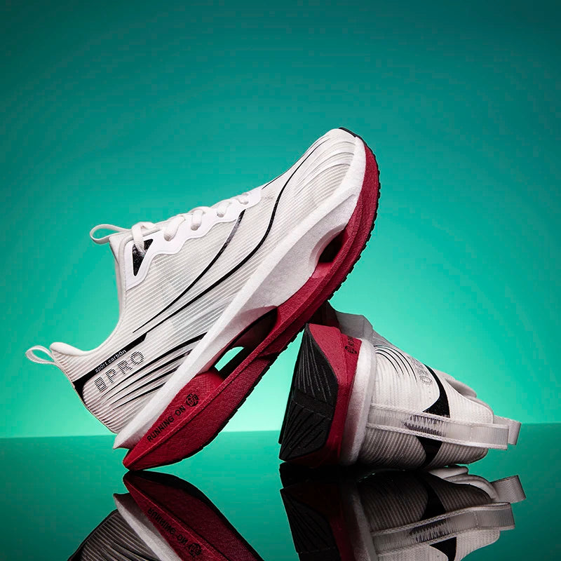 Scarpe da Corsa con Piastra in Carbonio per Maratona Unisex Traspiranti e Leggere Antiscivolo Sneakers Atletiche