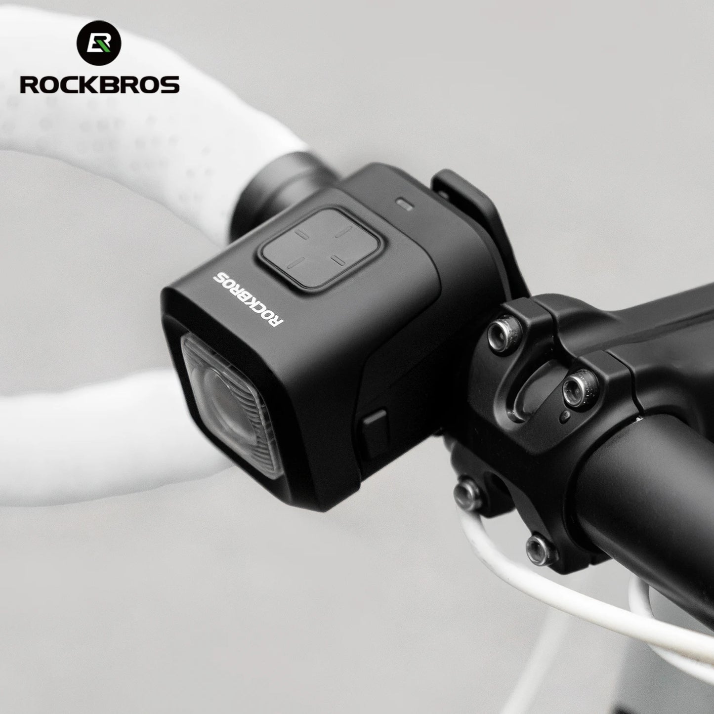 Clacson Per Bici IPX6 Antipioggia Con Ricarica Tipo C 2300mAh Faro Illumina Avvertimento Luce Anteriore Due In Uno