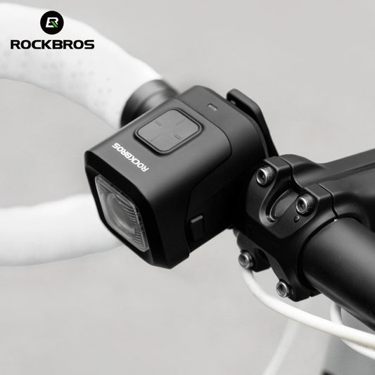 Clacson Per Bici IPX6 Antipioggia Con Ricarica Tipo C 2300mAh Faro Illumina Avvertimento Luce Anteriore Due In Uno