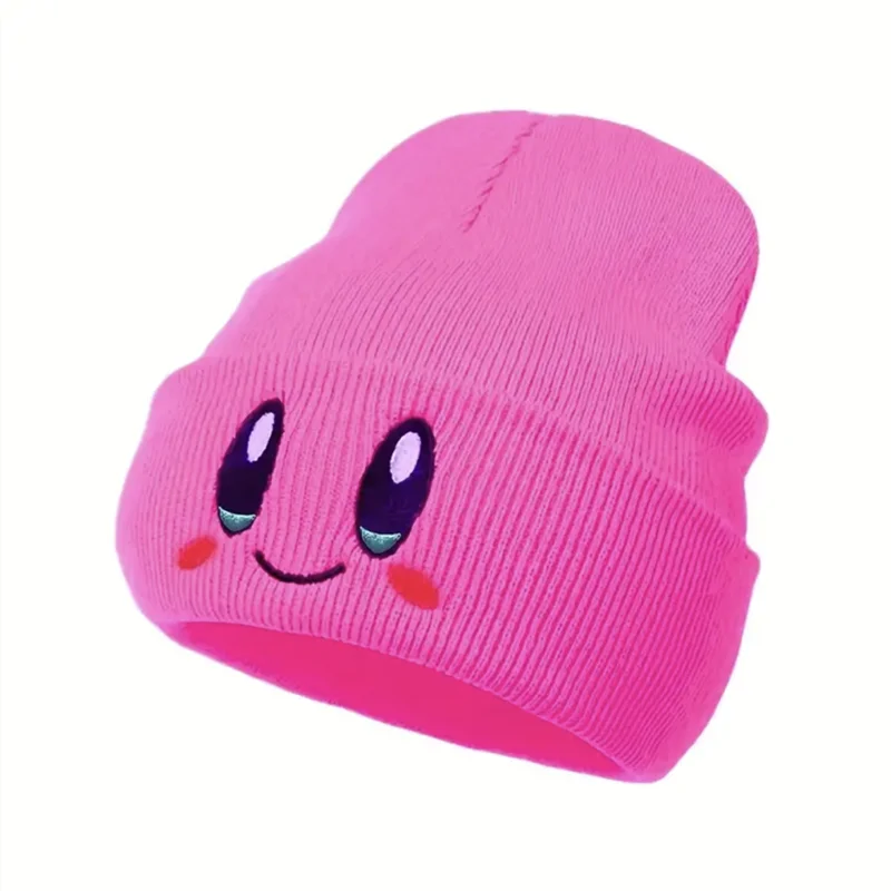 Coppia Beanie Unisex Con Ricamo Occhi, Colori Candy, Berretti In Maglia Calda, Casual E Trendy Per Donne E Uomini