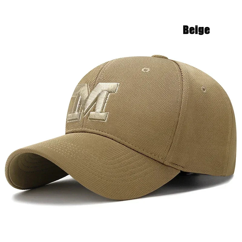 Berretto Da Baseball Unisex Con Ricamo Tridimensionale Lettera Moda Uomo Donna M Per Sport All Aperto