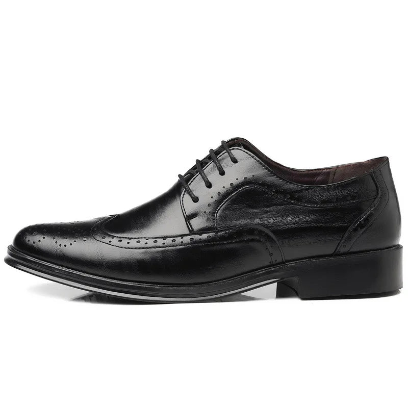 Scarpe Oxford Da Uomo Realizzate A Mano In Vera Pelle Di Vitello Brogue Eleganti Classiche Da Lavoro
