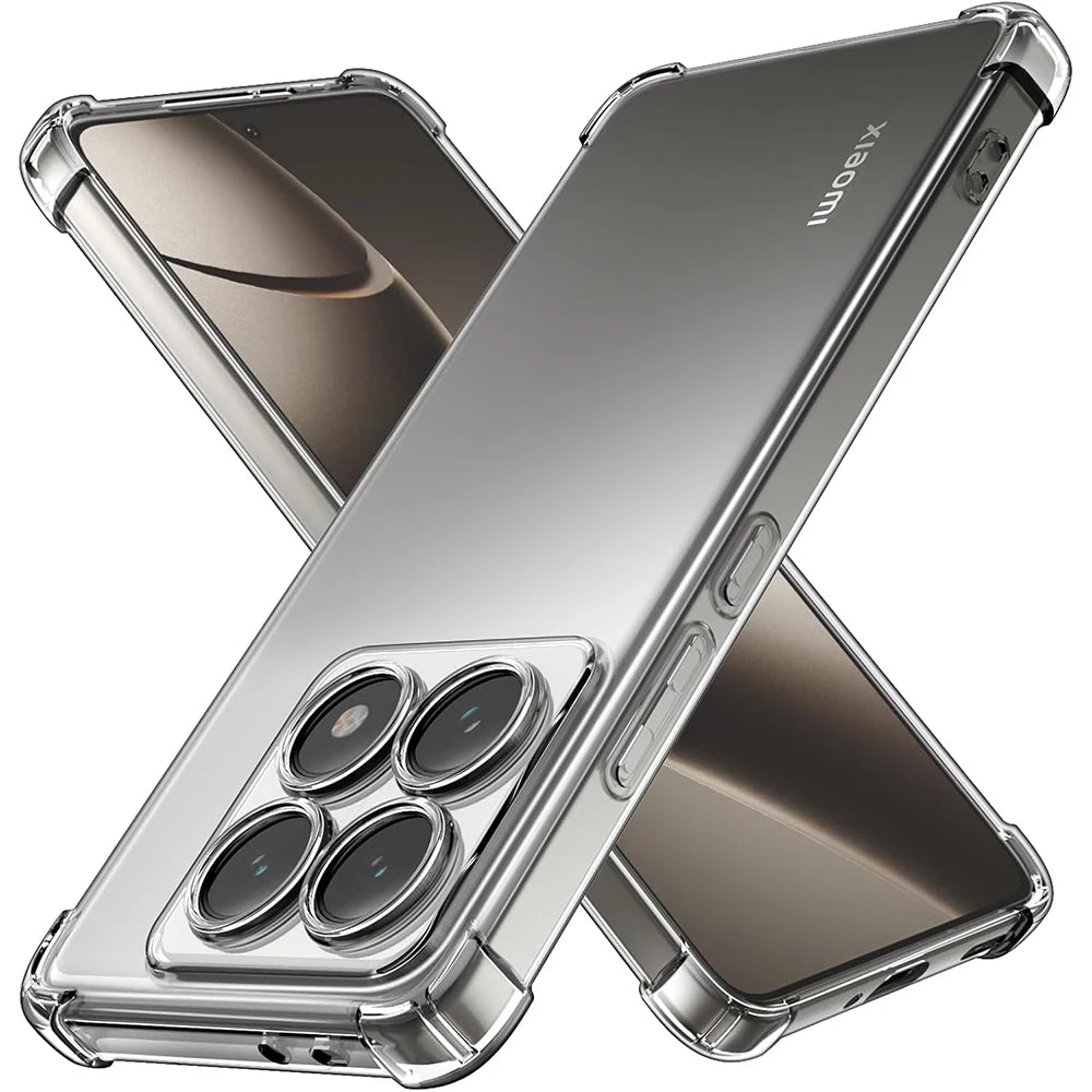 Custodia Morbida In Silicone Antiurto Trasparente Per Xiaomi Mi 11 11T Pro Lite 5G E Modelli 12 13 14 15