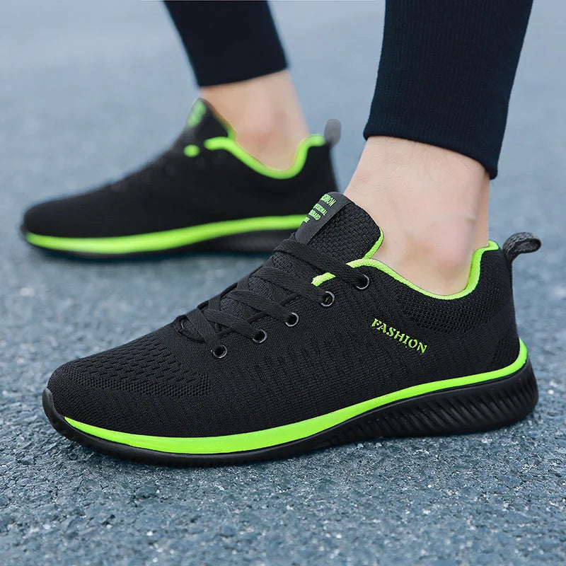 Scarpe Da Corsa Da Uomo Leggere Traspiranti Sneakers Sportive Per Jogging E Passeggio In Mesh Con Lacci Comode
