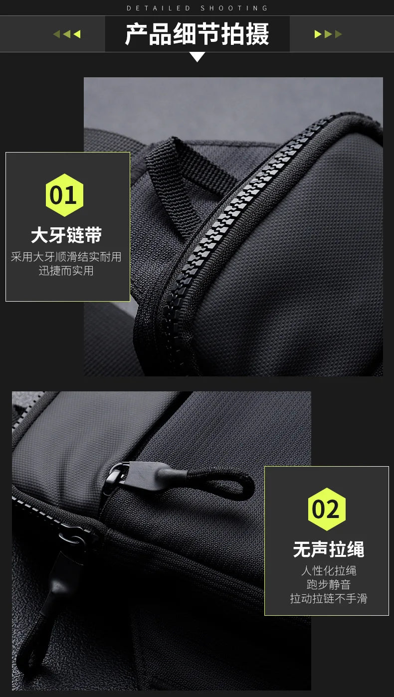 Nuova Borsa Da Petto Unisex Per Tempo Libero Fitness Sport Tracolla Di Grande Capacità