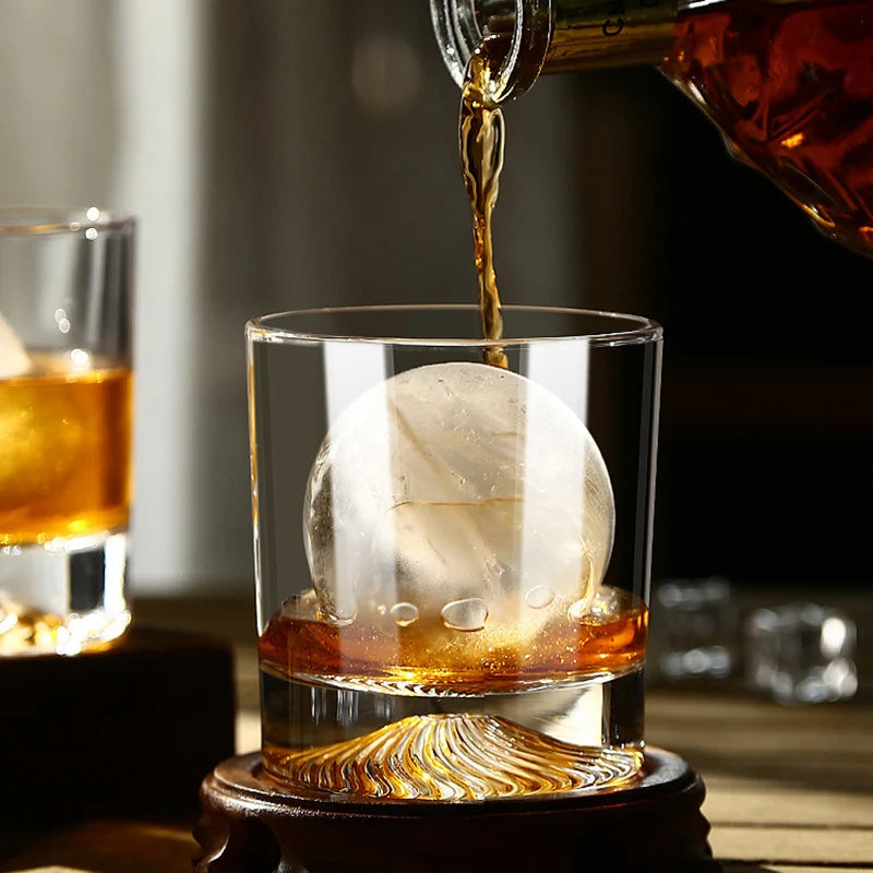 Bicchieri Da Whisky Ecologici E Durevoli Cocktailgeek Forma Rotonda In Vetro Trasparente Per Appassionati Di Whisky