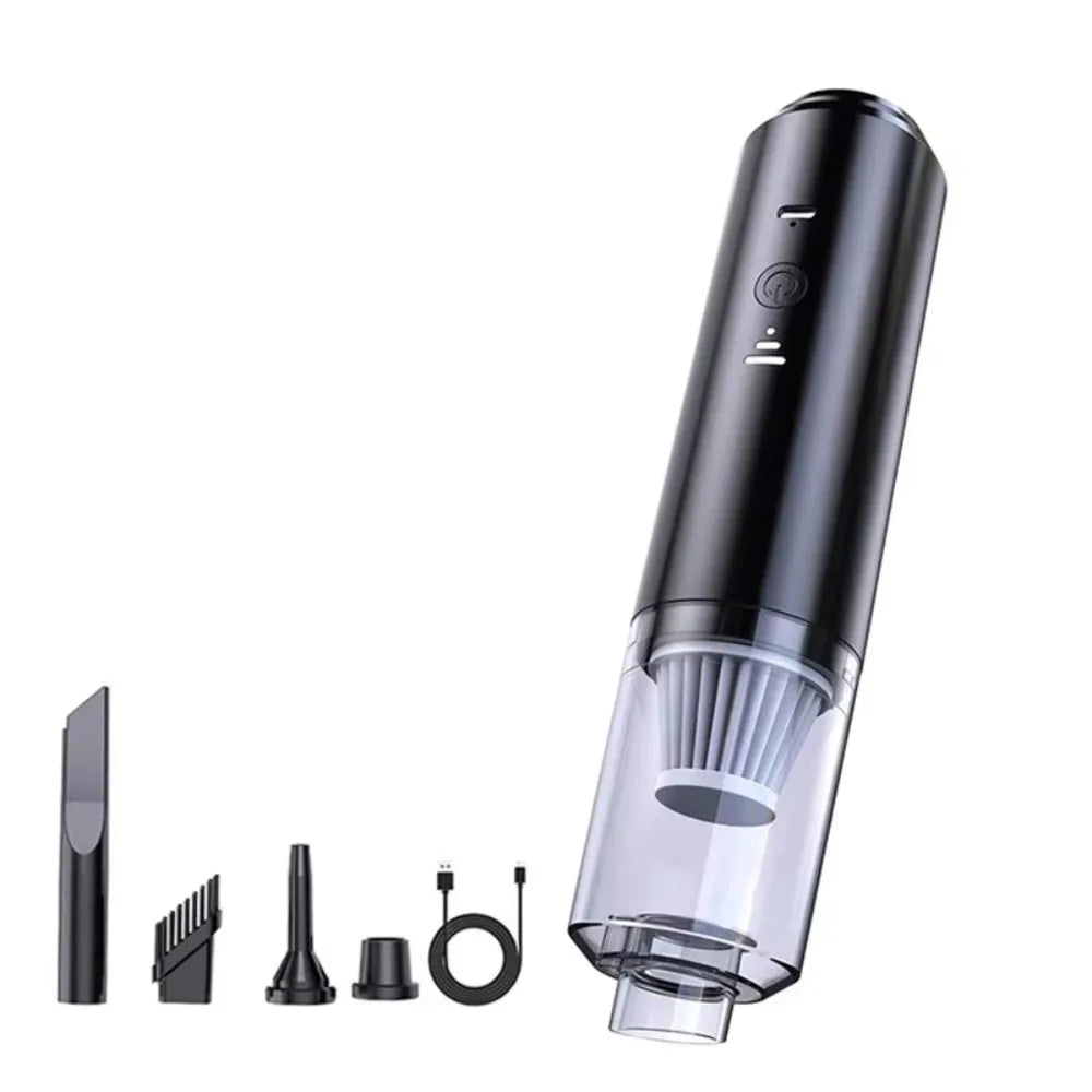 Aspirapolvere Senza Fili Per Auto Con Mini Soffiatore Elettrico Portatile A Basso Rumore Set Ricaricabile USB C