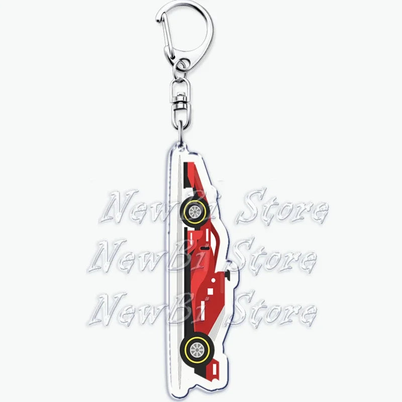 Portachiavi Con Ciondolo Per Auto Da Corsa Popolare Super Cool Per Accessori Borsa Gioielli Regali Fan Amici