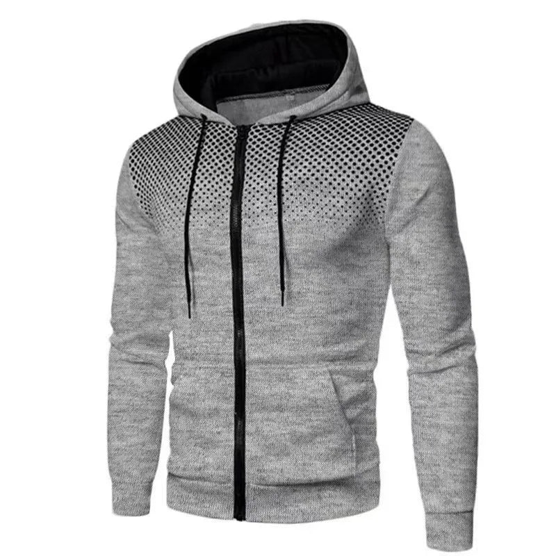 Felpa Con Cappuccio E Cerniera Da Jogging Uomo Autunno Inverno 2025 Abbigliamento Sportivo