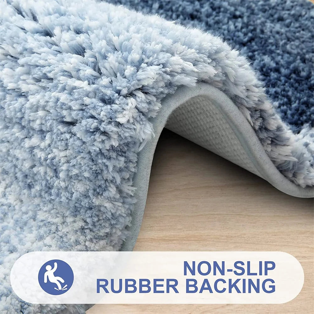 Kitinjoy Tappeto Da Bagno Di Lusso In Microfibra Assorbente Antiscivolo Peluche Morbido Per Doccia E Pavimento