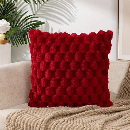 Rosso di Natale  Fodere per cuscini con schienale in taffettà tartaruga, decorazioni per la casa, decorazioni per la camera Federa bianca per divano 45x45 cm
