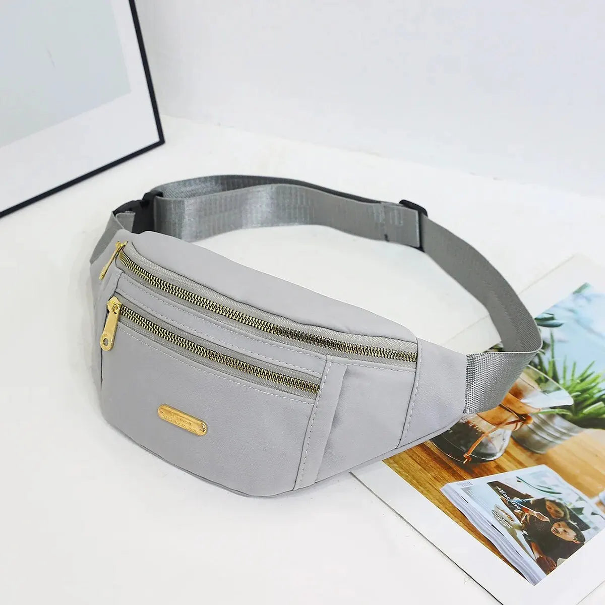 Marsupio Sportivo Da Donna Multistrato In Nylon Per Attività All Aperto Borsa A Tracolla Da Petto Per Telefono