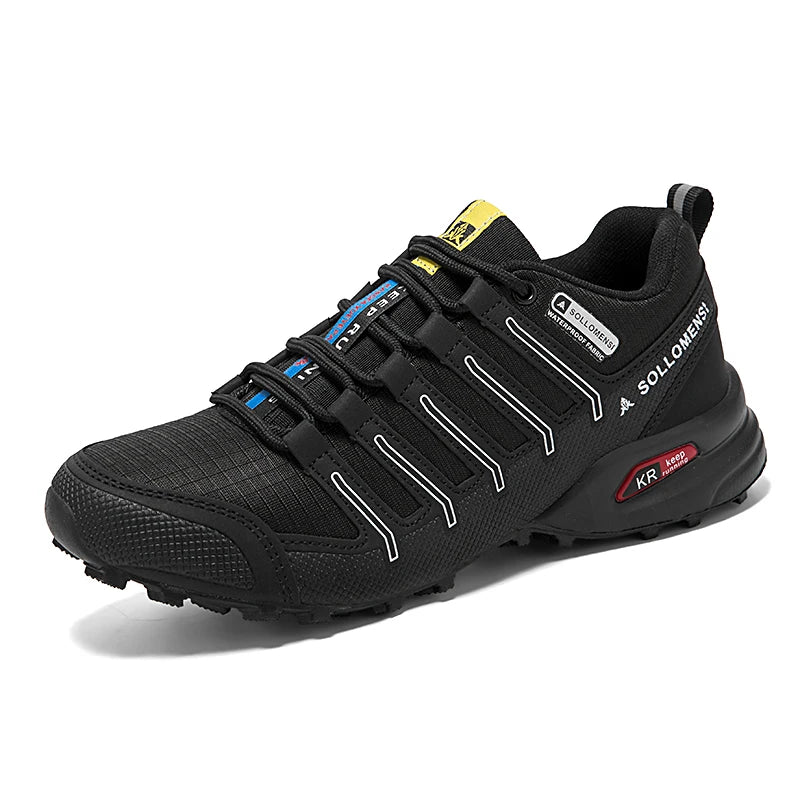 Scarpe Da Trekking Impermeabili Uomo Traspiranti Da Esterni Viaggio Allenamento Tattiche Ciclismo Senza Serratura