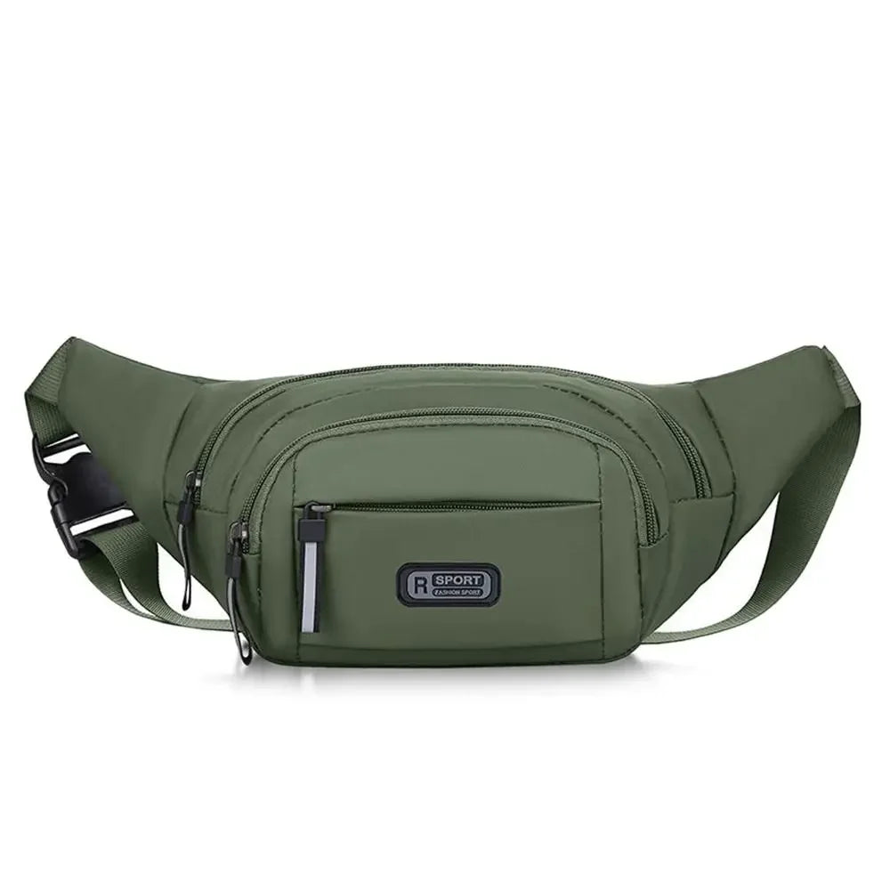 Marsupio Impermeabile Da Esterno In Tela Alta Capacità Stile Coreano Per Sport All Aperto Banana Bag Uomo Donna