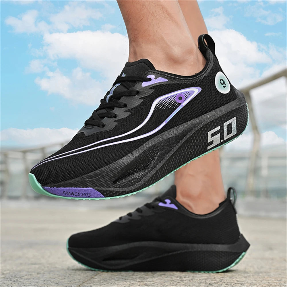 Scarpe Da Corsa Unisex Per Uomo E Donna Con Piastra In Carbonio Ammortizzanti Per Maratona Allenamento Atletica Leggera