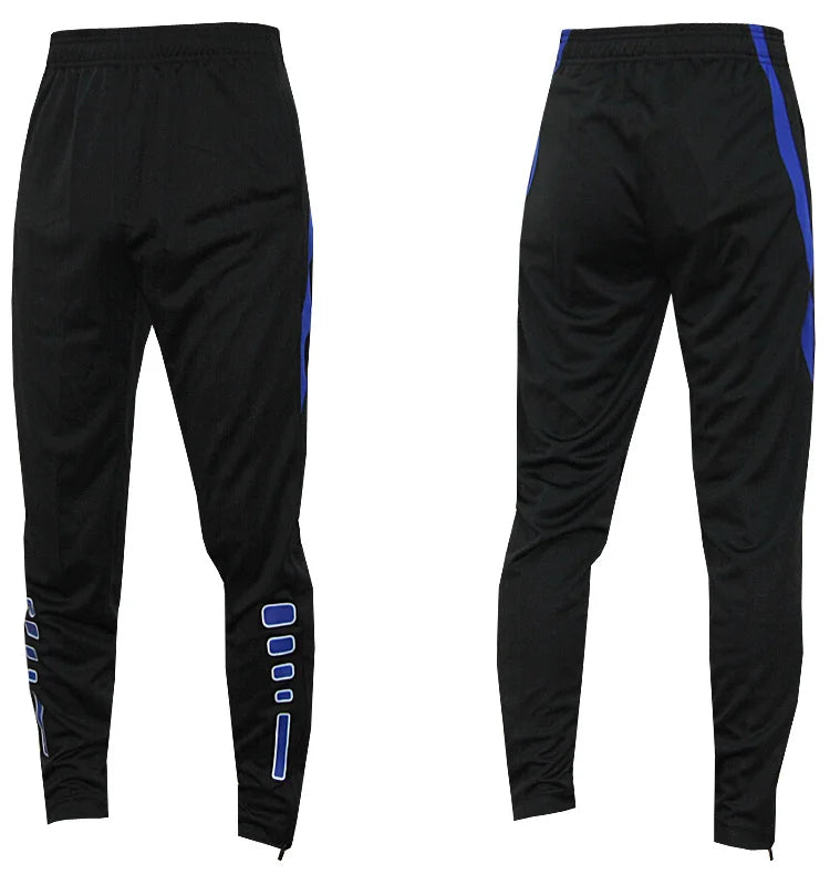 Pantaloni sportivi da corsa da uomo con tasche con cerniera Pantaloni da jogging da calcio Pantaloni sportivi da allenamento Pantaloni da calcio da basket Pantaloni da allenamento da uomo