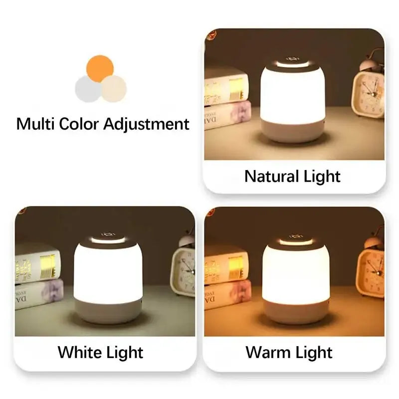Luci Notturne A LED Ricaricabili USB Lampada Da Tavolo Con Luminosità Regolabile Per Cucina Camera Da Letto E Campeggio