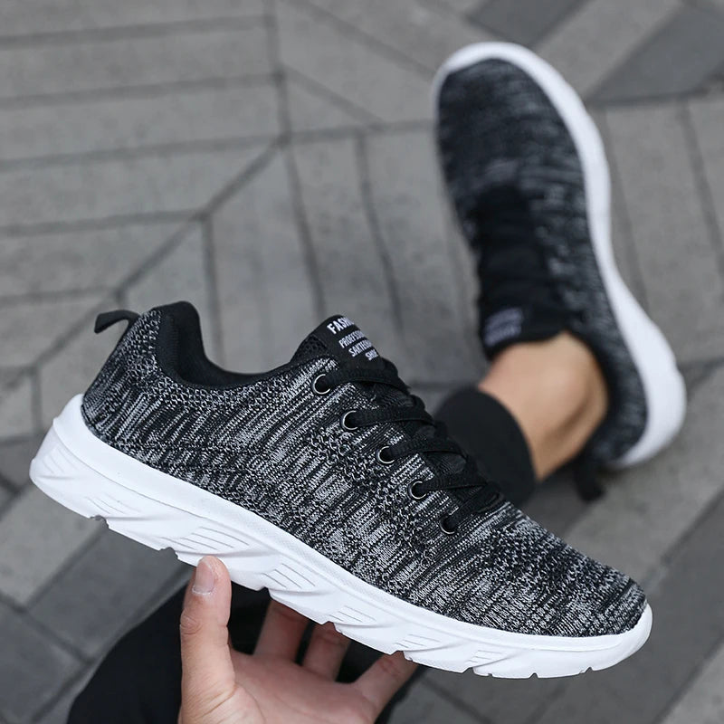 Scarpe Da Ginnastica Uomo Traspiranti Esterno 2025 Scarpe Sportive Casual Da Corsa Con Suola Morbida Antiscivolo Mesh