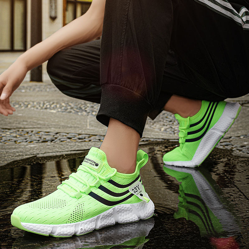 Scarpe Da Ginnastica Uomo Traspiranti Da Corsa Comode Sneakers Sportive Con Plateau In Stile Classico Casual