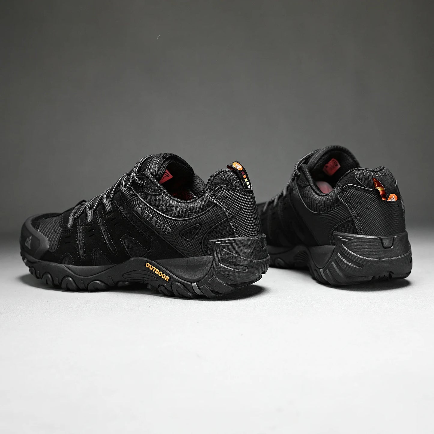 HIKEUP Scarpe Da Trekking Da Uomo In Pelle Scamosciata Impermeabili Traspiranti Esterno Resistente All Usura
