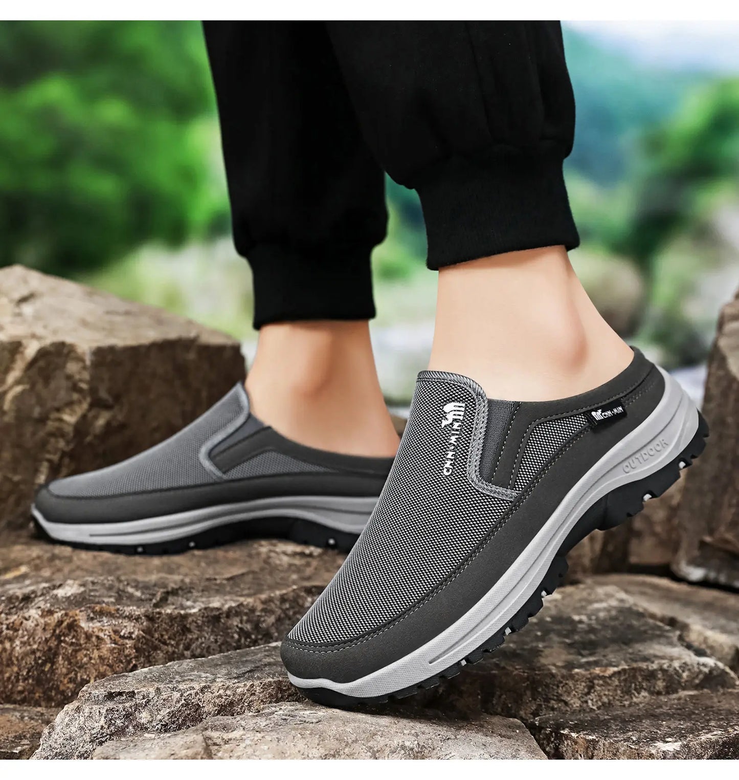 Scarpe Da Uomo Primavera 2026 Nuove Versatili Casual Mezzo Calzino Comode Traspiranti Anti Odore Taglie 39 47