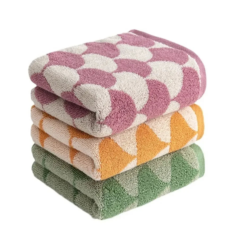 Asciugamani Viso Cotone Puro Ispessiti Ampliati Morbidi Premium Per Adulti Bagno