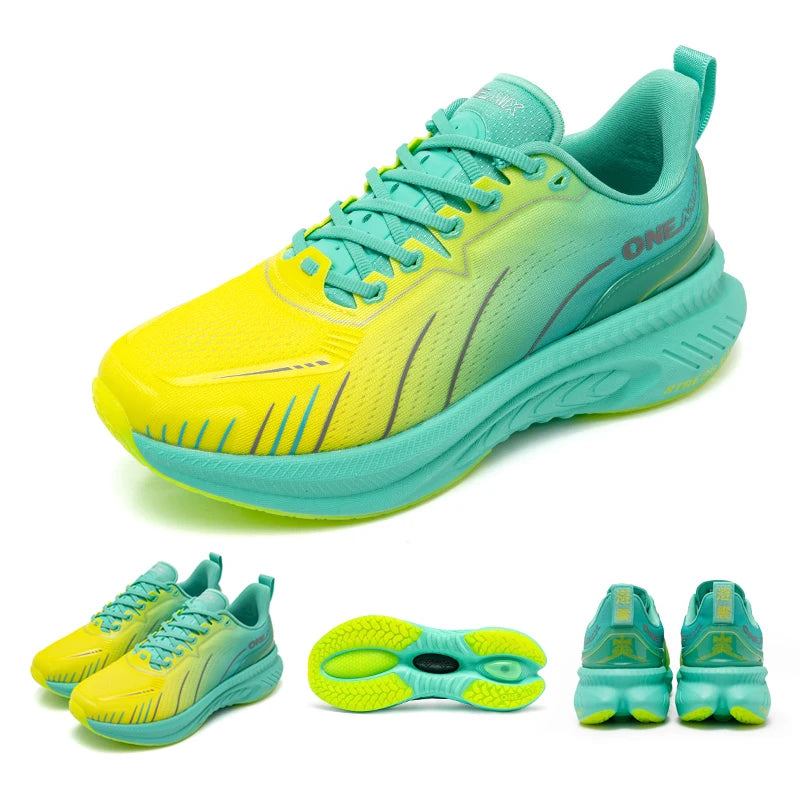 Onemix Scarpe Da Corsa Ammortizzate Da Donna Autunno Inverno Antiscivolo Con Lacci Per Corsa Intensa Danza