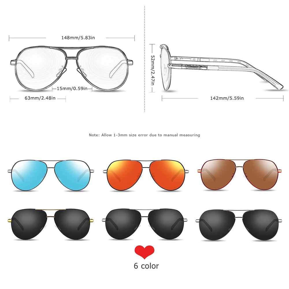 Occhiali Da Sole BARCUR Polarizzati UV400 In Alluminio Vintage Per Uomo E Donna Guidatori Eleganti