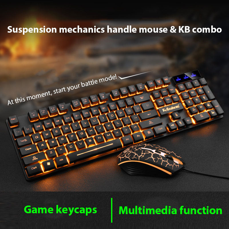 Set Tastiera E Mouse KM320 Retroilluminata Luminosa Da Gaming Impermeabile Bluetooth Per PC Laptop